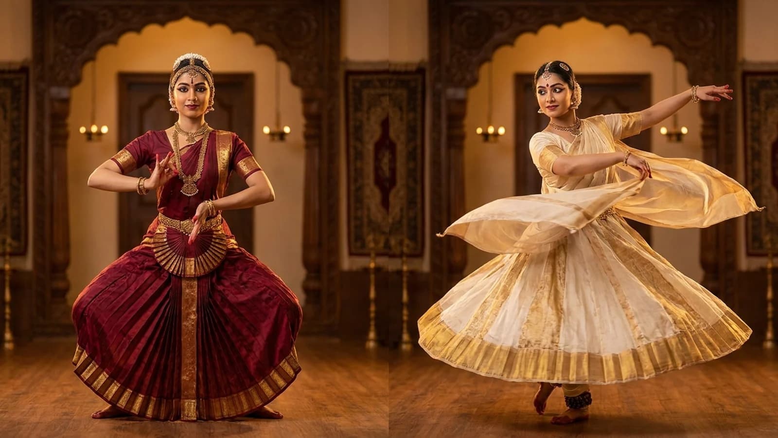 Kuchipudi vs. Bharatanatyam Costume: Unveiling the Distinctive Silhouettes