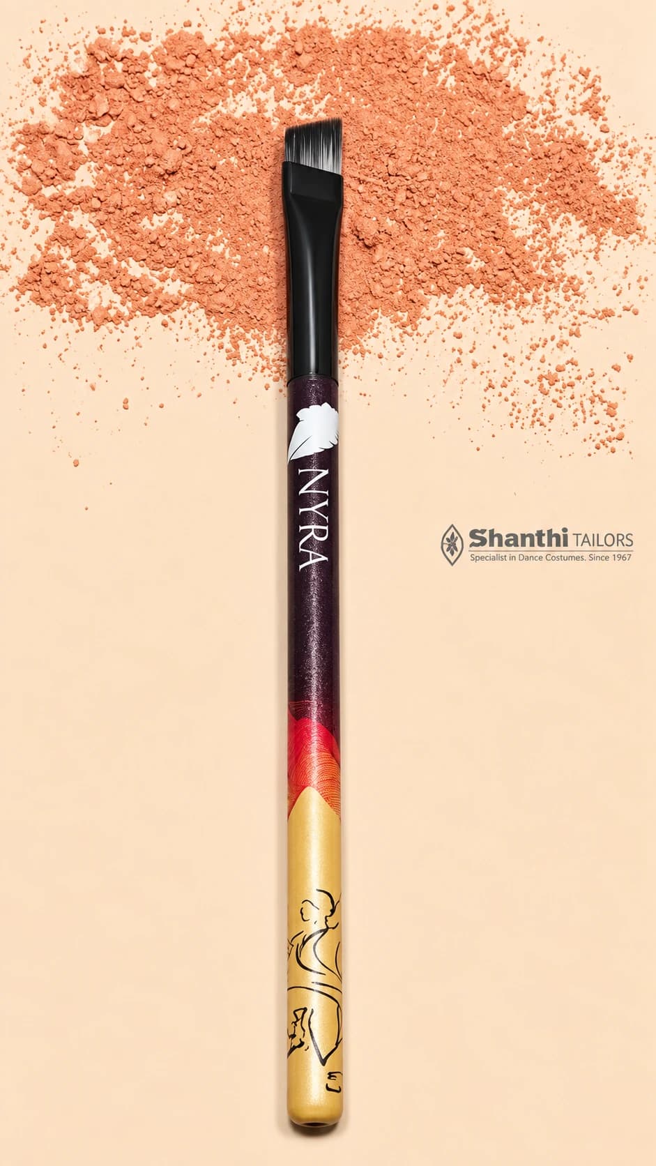 Angular Brush | Single Makeup Brush | Nyra